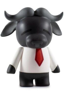 Kidrobot x Sanrio Aggretsuko Director Ton 3-inch vinyl figure